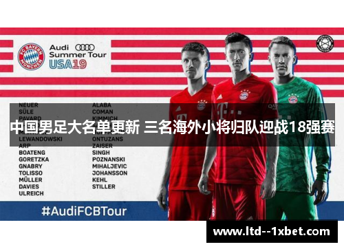 中国男足大名单更新 三名海外小将归队迎战18强赛
